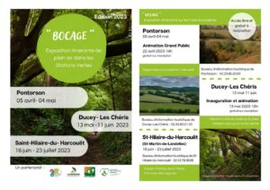 Flyer de l'exposition Bocage d'Avril